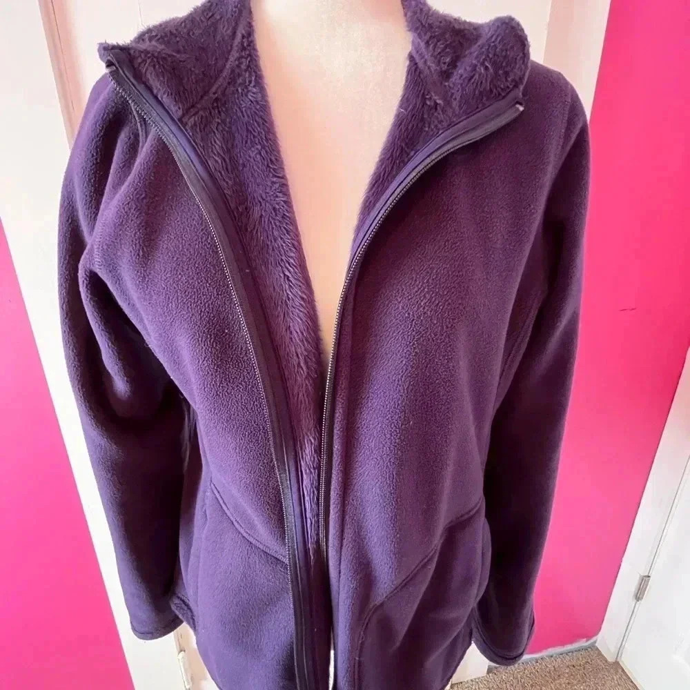 Purple reversible jacket